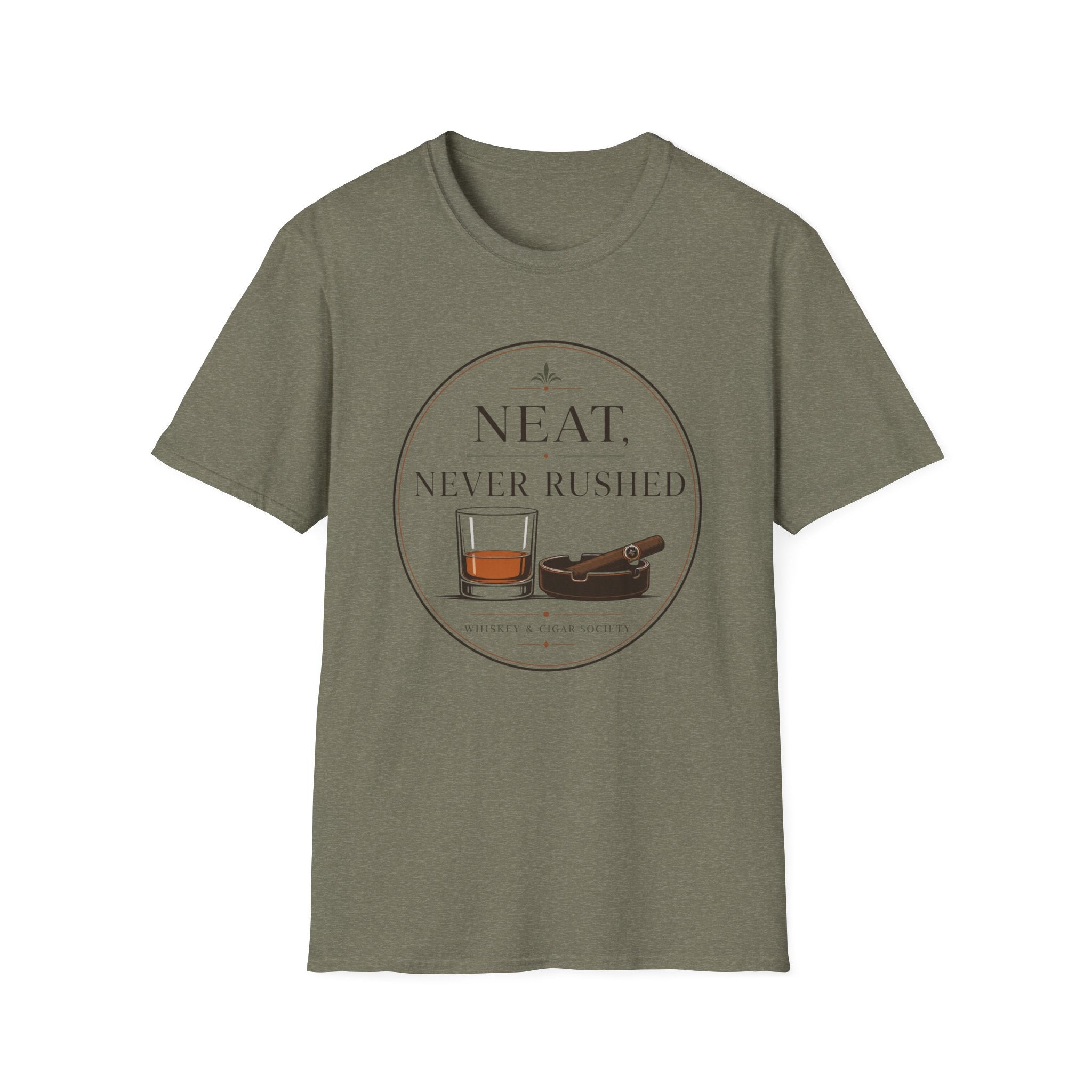 Copy of Neat, Never Rushed T-Shirt — Relaxed Coffee & Cozy Home Tee