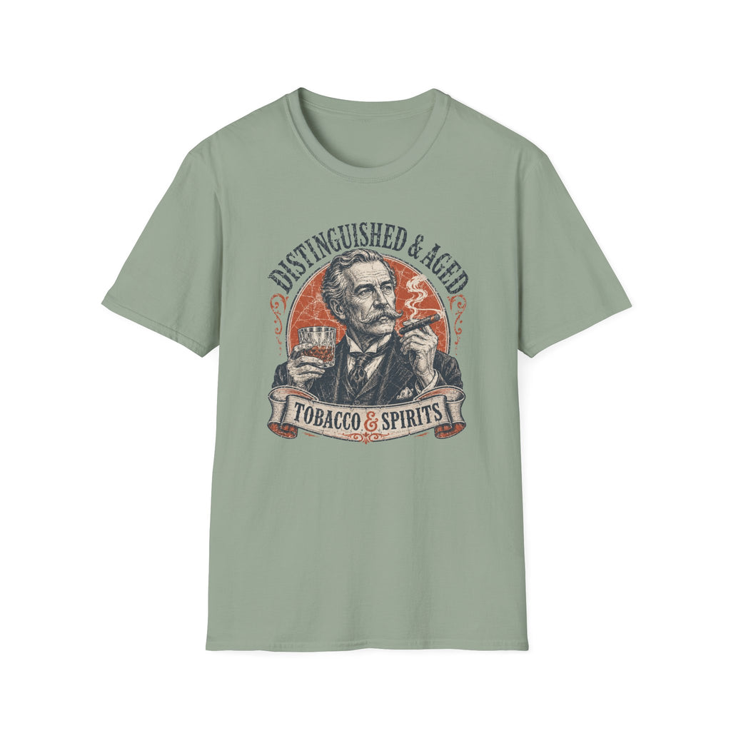 Vintage Gentleman Tobacco & Spirits T-Shirt
