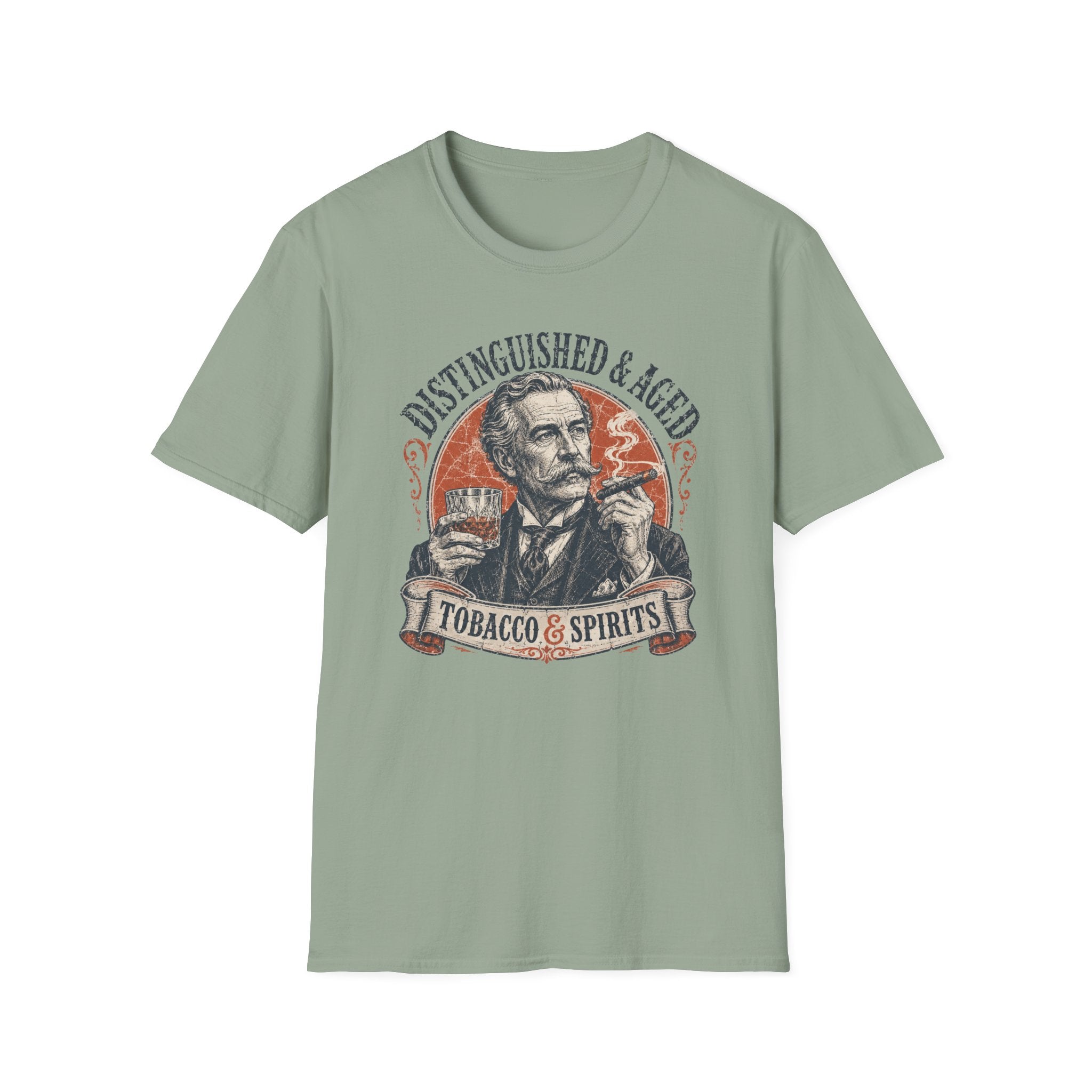 Vintage Gentleman Tobacco & Spirits T-Shirt