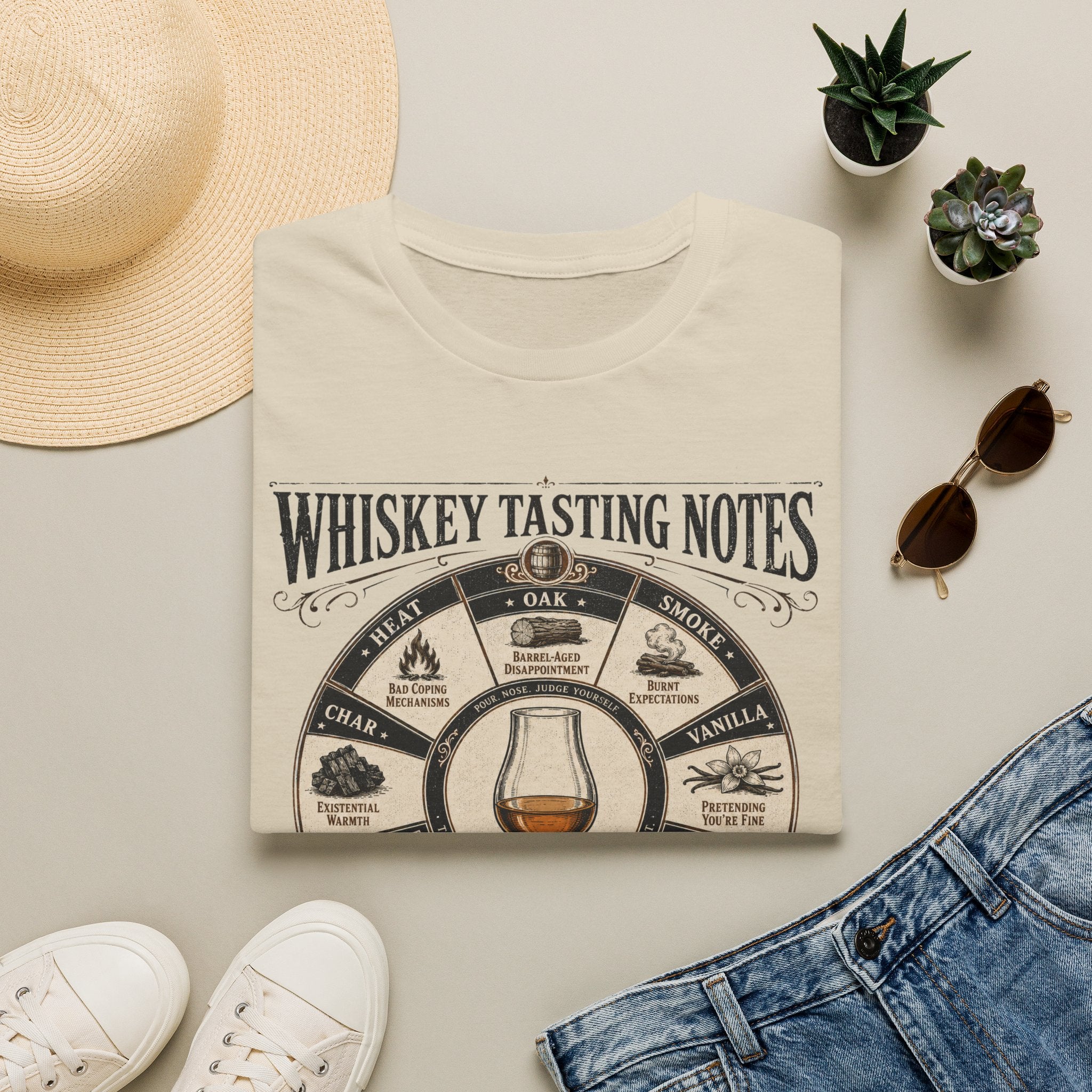 Copy of Whiskey Tasting Notes T-Shirt