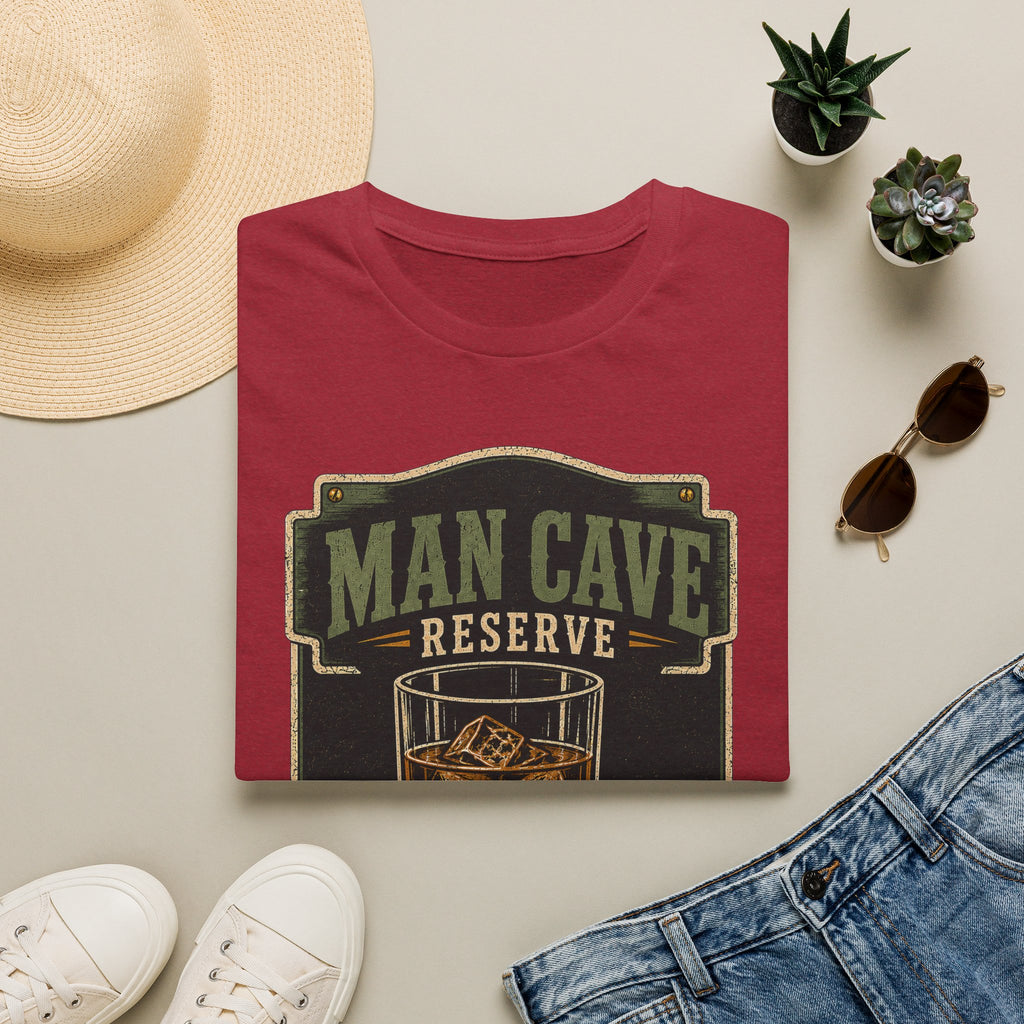 Copy of Man Cave Reserve T-Shirt — Vintage Whiskey & Cigar Lounge Tee