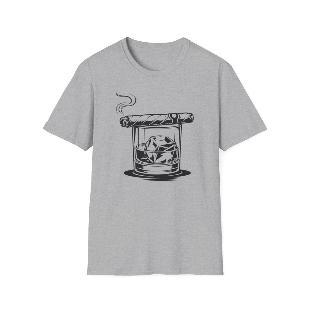 Cigar & Whiskey Minimalist T-Shirt