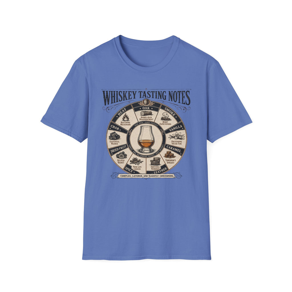 Whiskey Tasting Notes T-Shirt