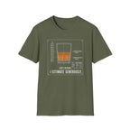 Whiskey Glass Diagram T-Shirt