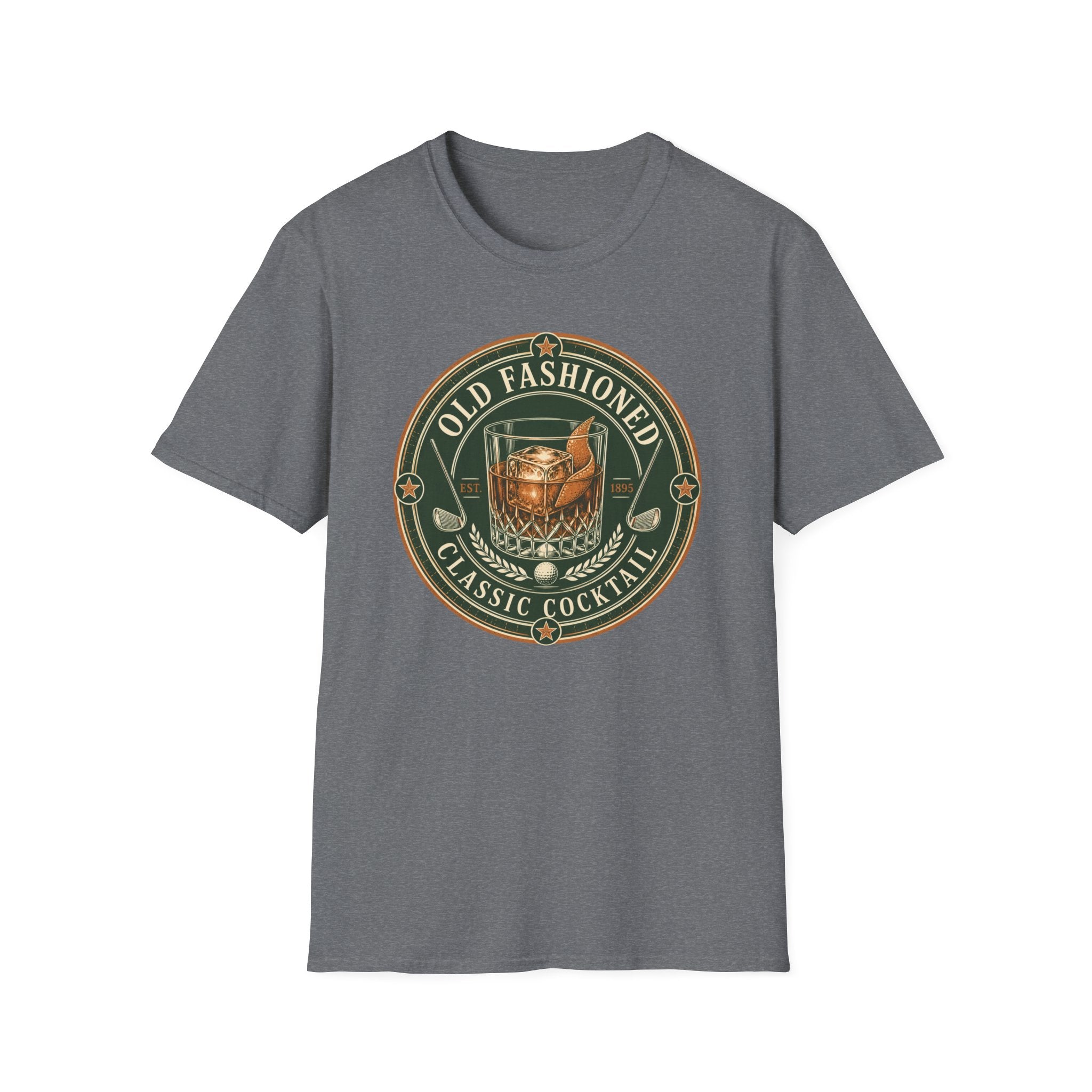 Old Fashioned Cocktail Golf T-Shirt