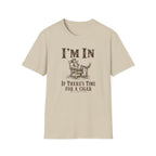 "I'm In If There's Time For A Cigar"  Skeleton Relaxing T‑Shirt