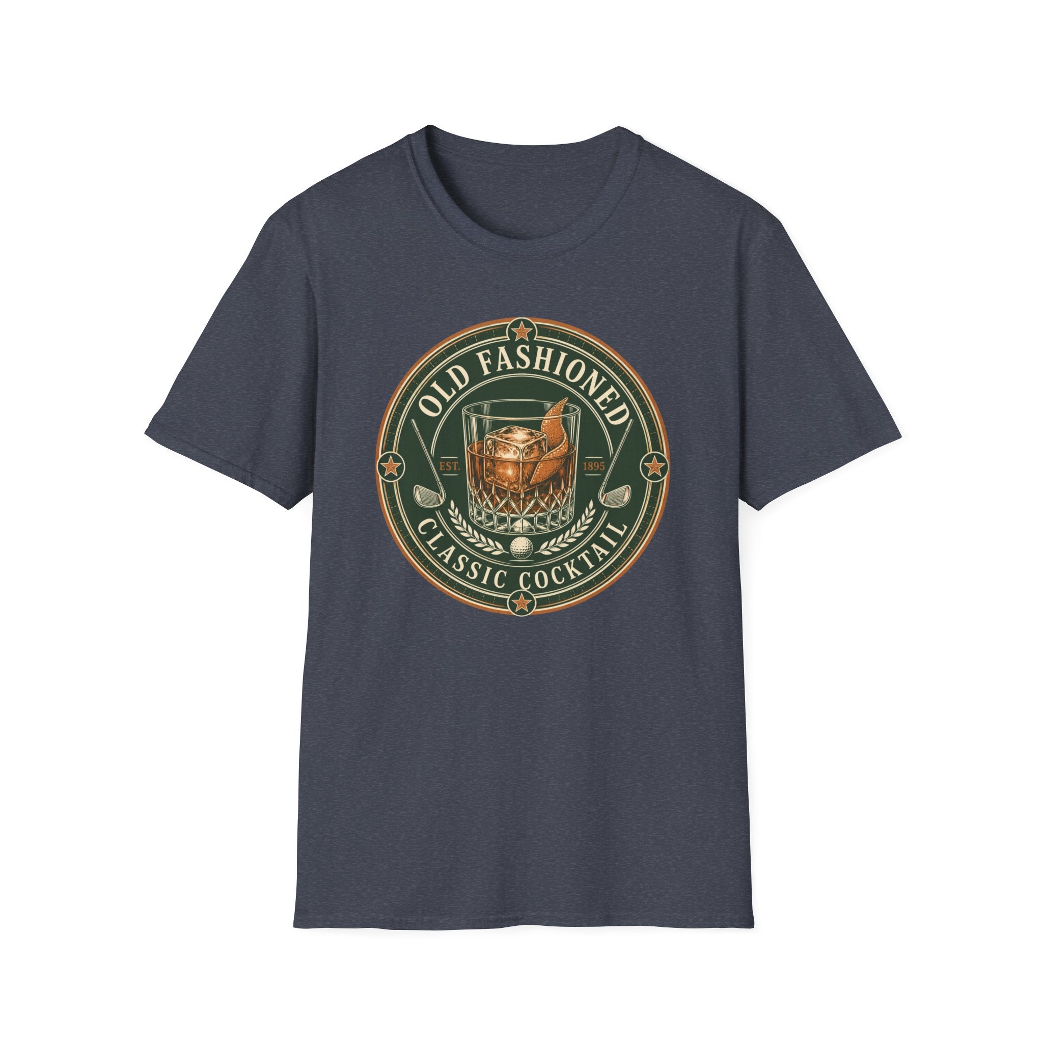 Old Fashioned Cocktail Golf T-Shirt