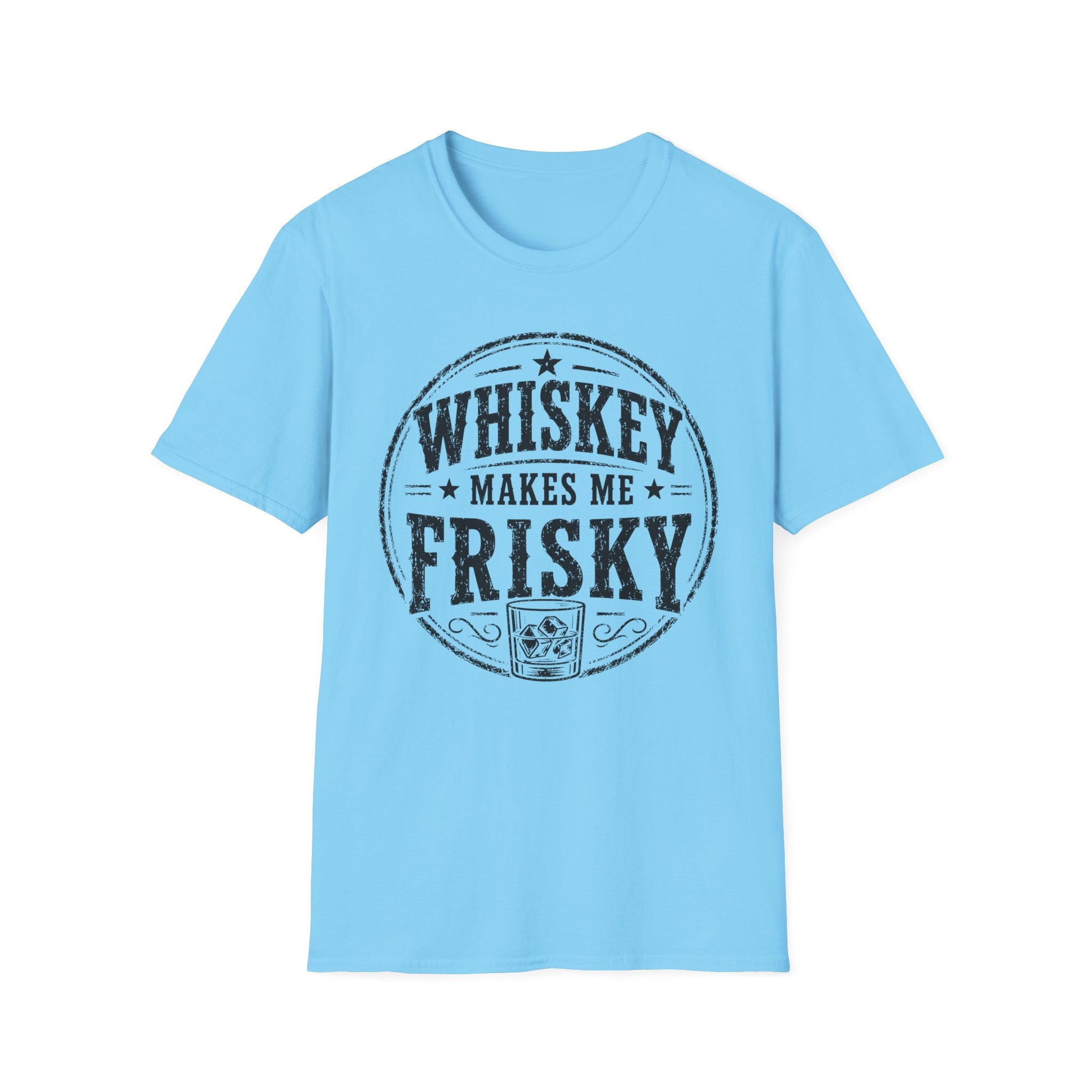 Copy of Whiskey Makes Me Friskey T-Shirt — Vintage Bar Drinking Graphic Tee