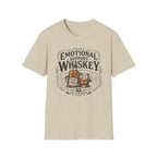 Emotional Support Whiskey Bottle & Glass T-Shirt