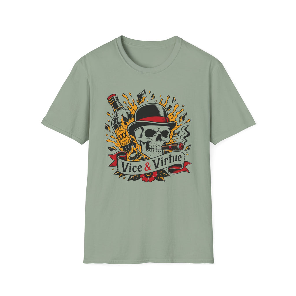 Skull & Bottle "Vice & Virtue" T-Shirt