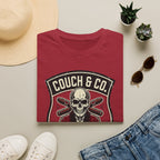 Copy of Couch & Co. Skull Logo T-Shirt — Vintage Biker Motorcycle Graphic Tee