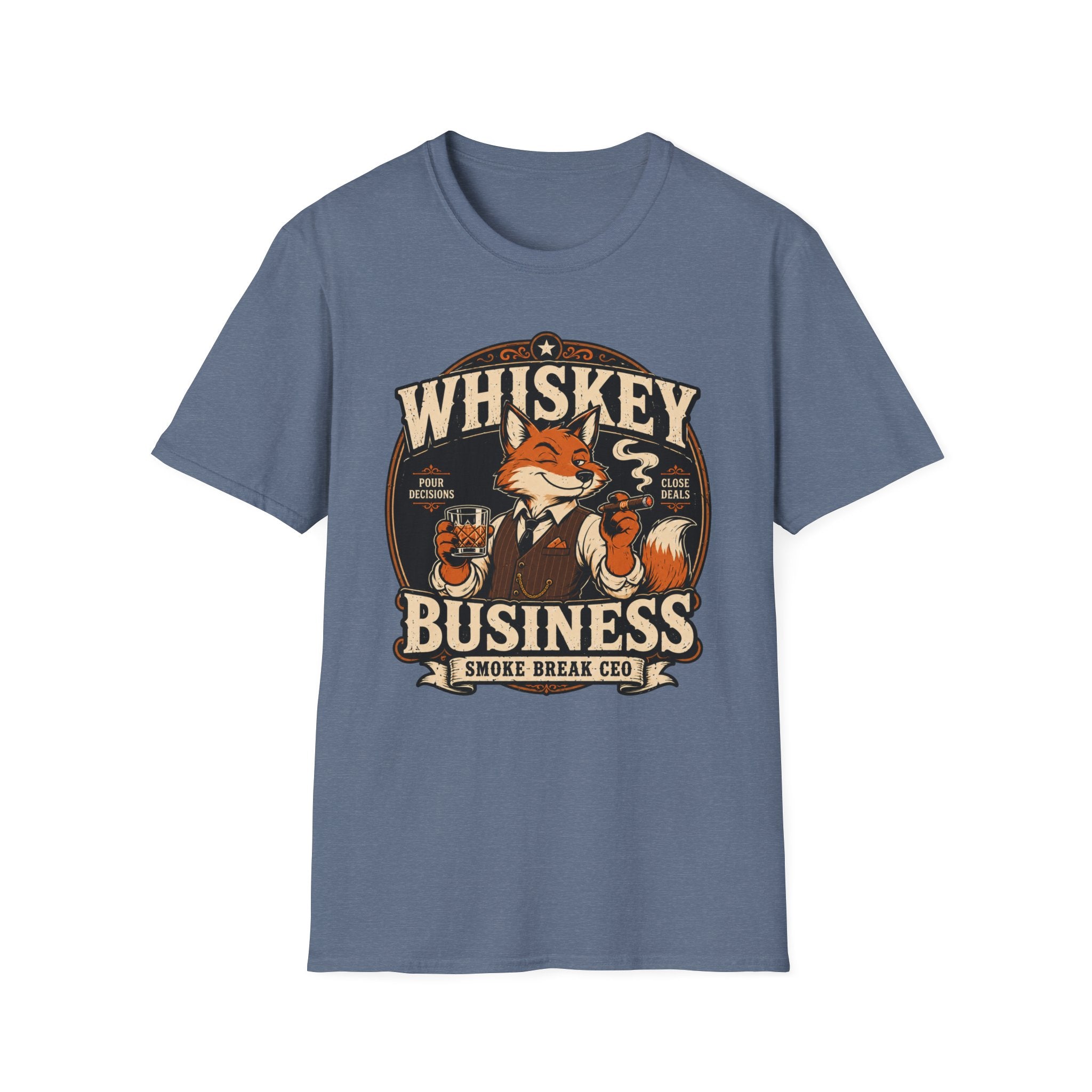 Whiskey Business Vintage Fox T-Shirt