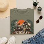 Copy of Cigar Lounge Legend T-Shirt — Vintage Retro Smoking Ape Design