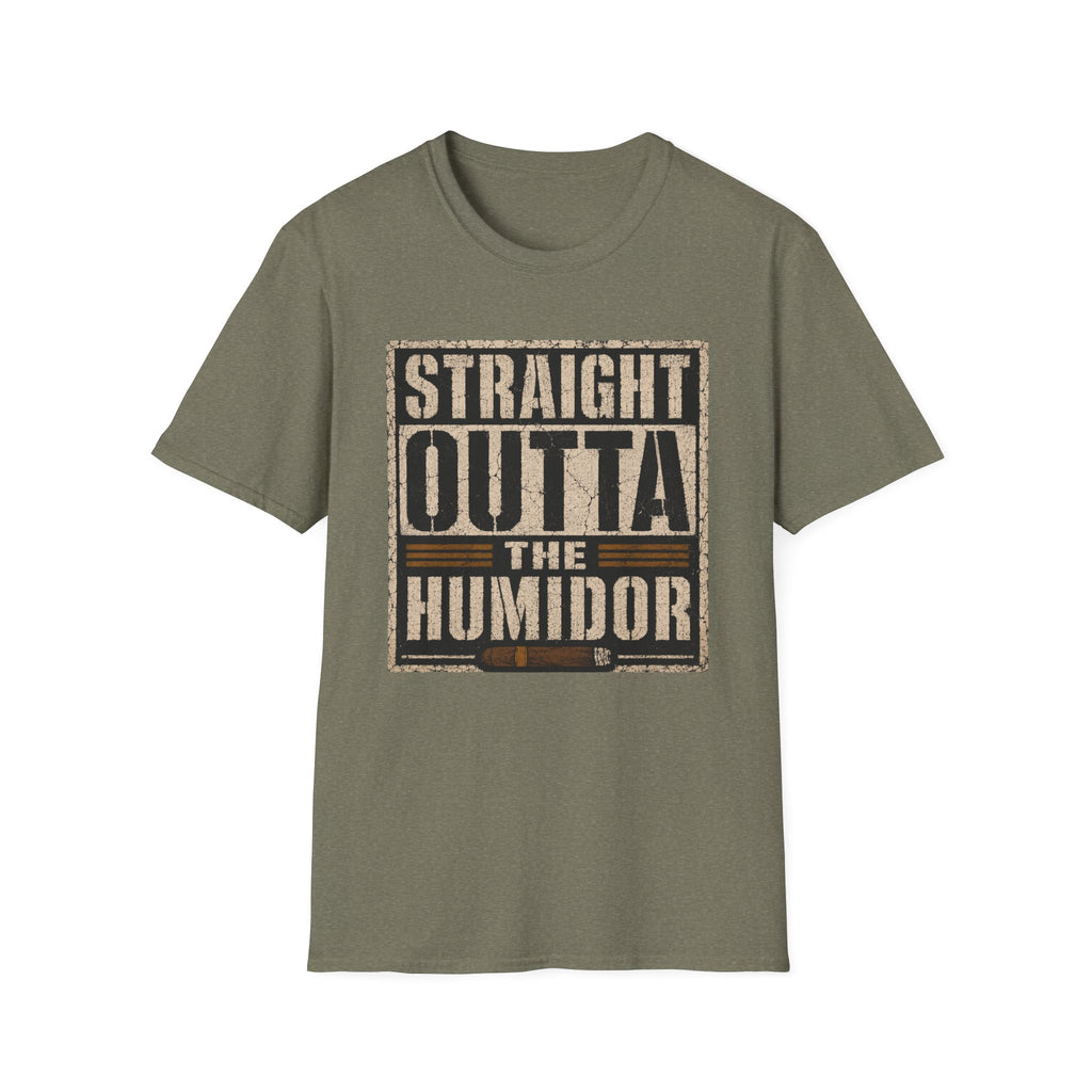 Copy of Straight Outta the Humidor T-Shirt – Vintage Cigar Lounge Tee