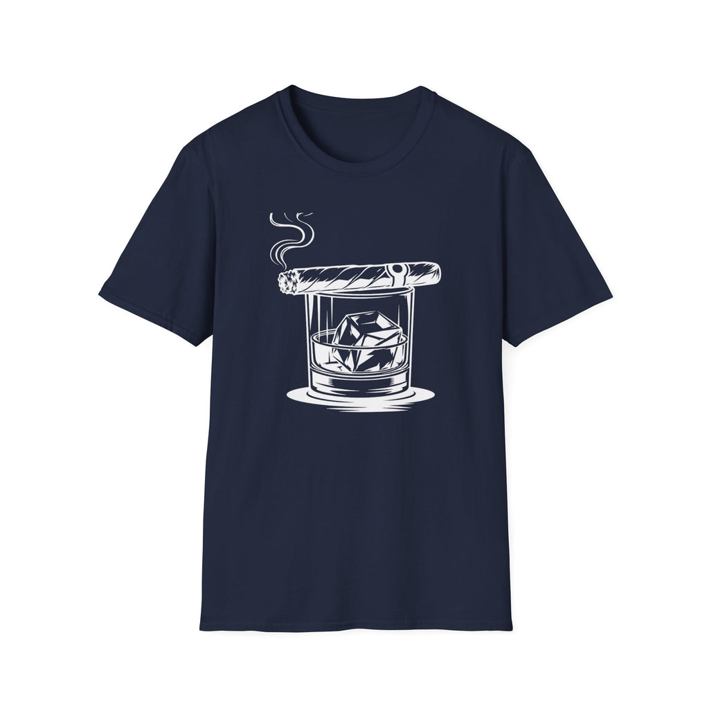 Cigar & Whiskey Minimalist T-Shirt