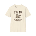"I'm In If There's Time For A Cigar"  Skeleton Relaxing T‑Shirt
