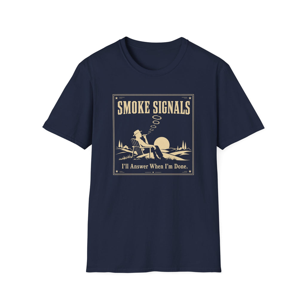 Smoke Signals Vintage Camper Relaxing T-Shirt