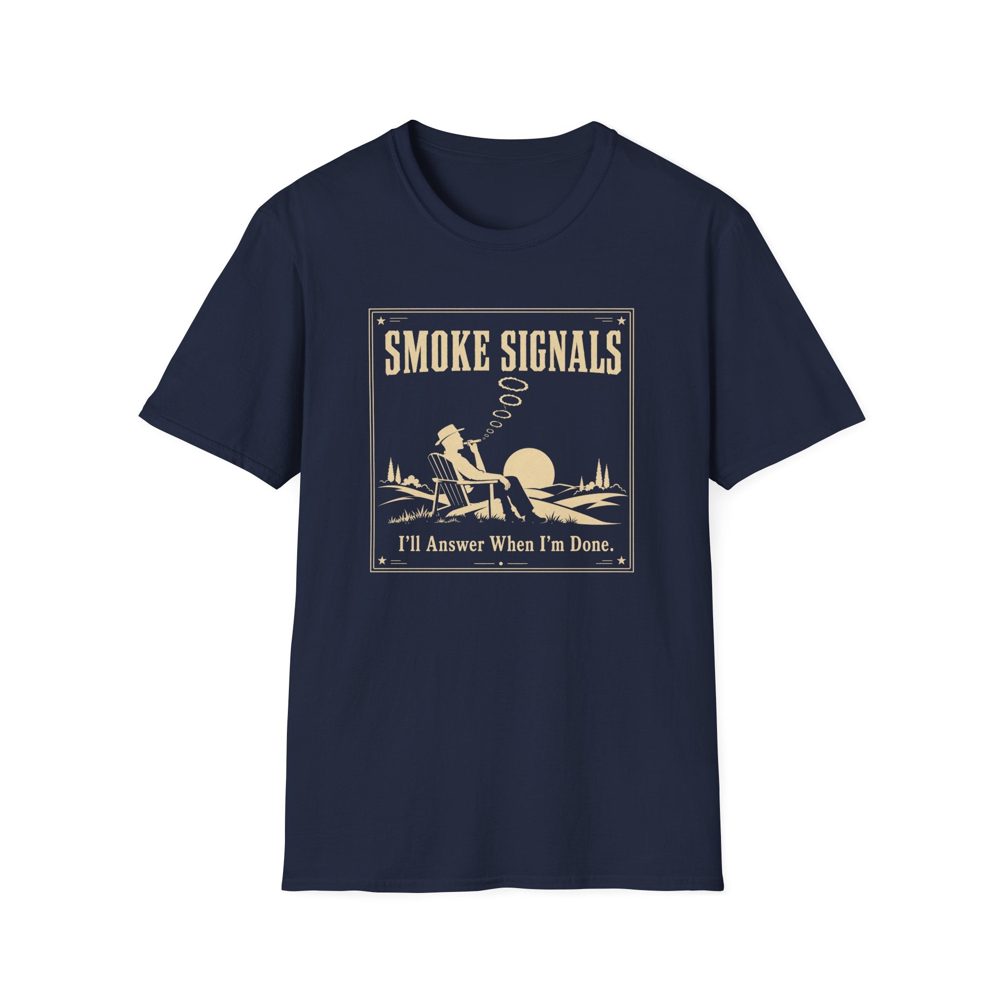 Smoke Signals Vintage Camper Relaxing T-Shirt