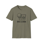 Copy of Drive & Drink Golf T-Shirt — Funny Golfing Whiskey Shirt for Golfers