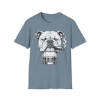 Bulldog with Cigar T-Shirt — Retro Grumpy Dog Graphic Tee
