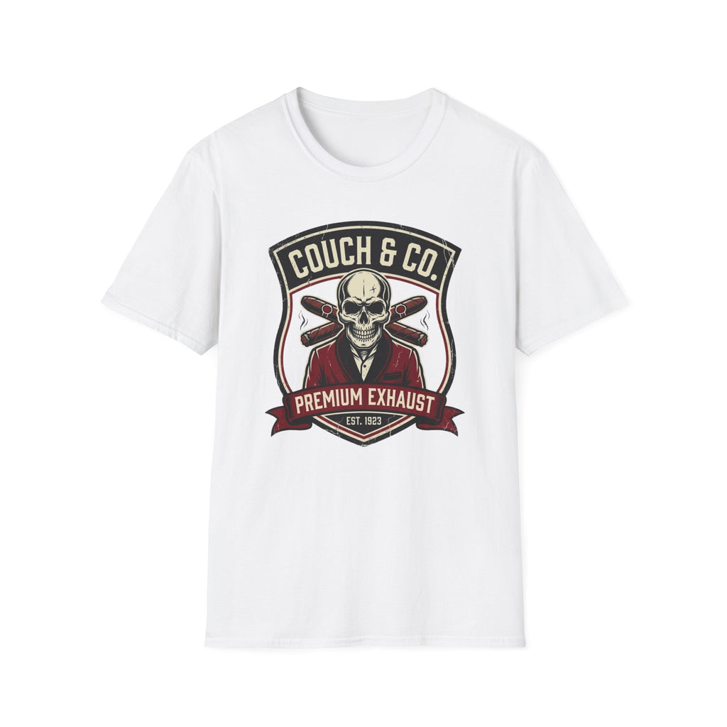 Copy of Couch & Co. Skull Logo T-Shirt — Vintage Biker Motorcycle Graphic Tee