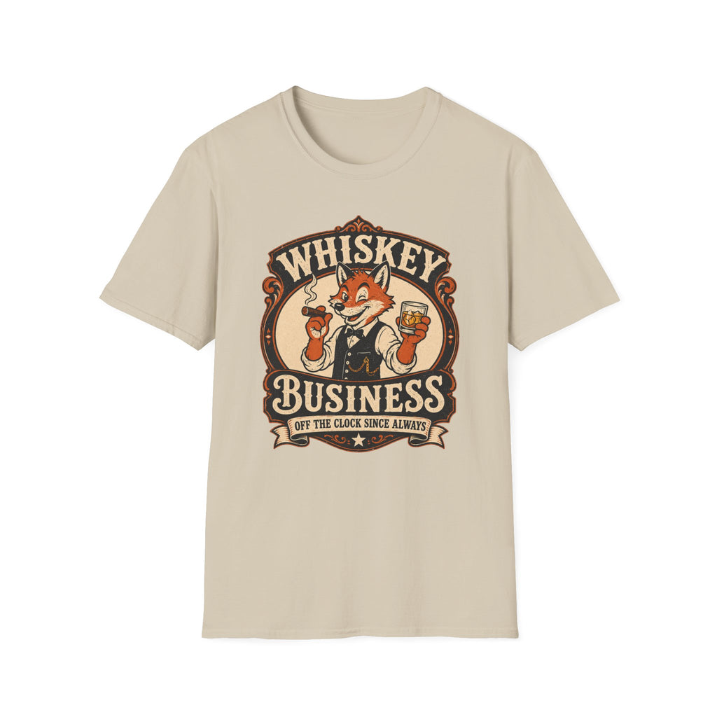Whiskey Business Retro Fox T-Shirt