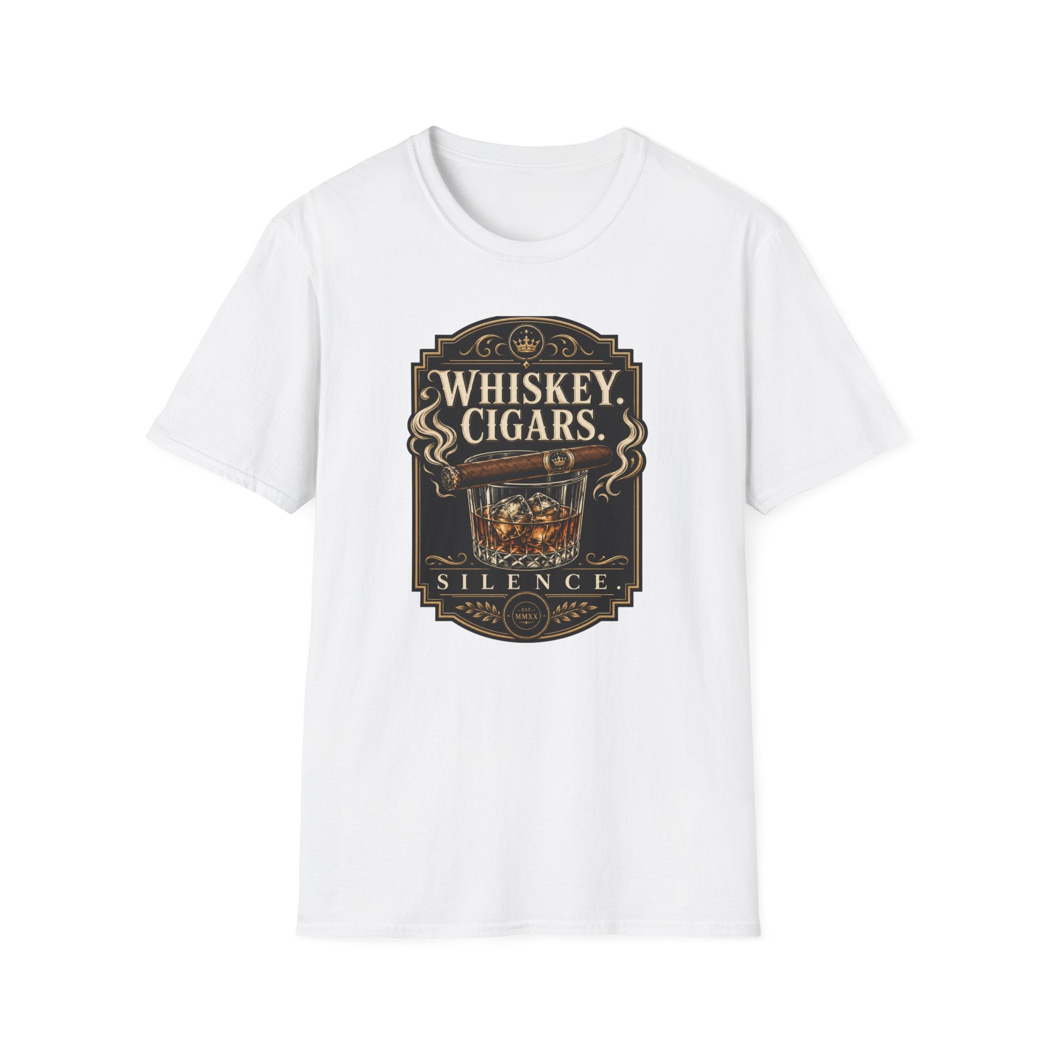 Whiskey Cigars Silence T-Shirt