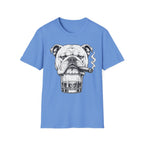 Bulldog with Cigar T-Shirt — Retro Grumpy Dog Graphic Tee