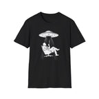 UFO Abduction Tee — Vintage Alien Beam Graphic T-Shirt