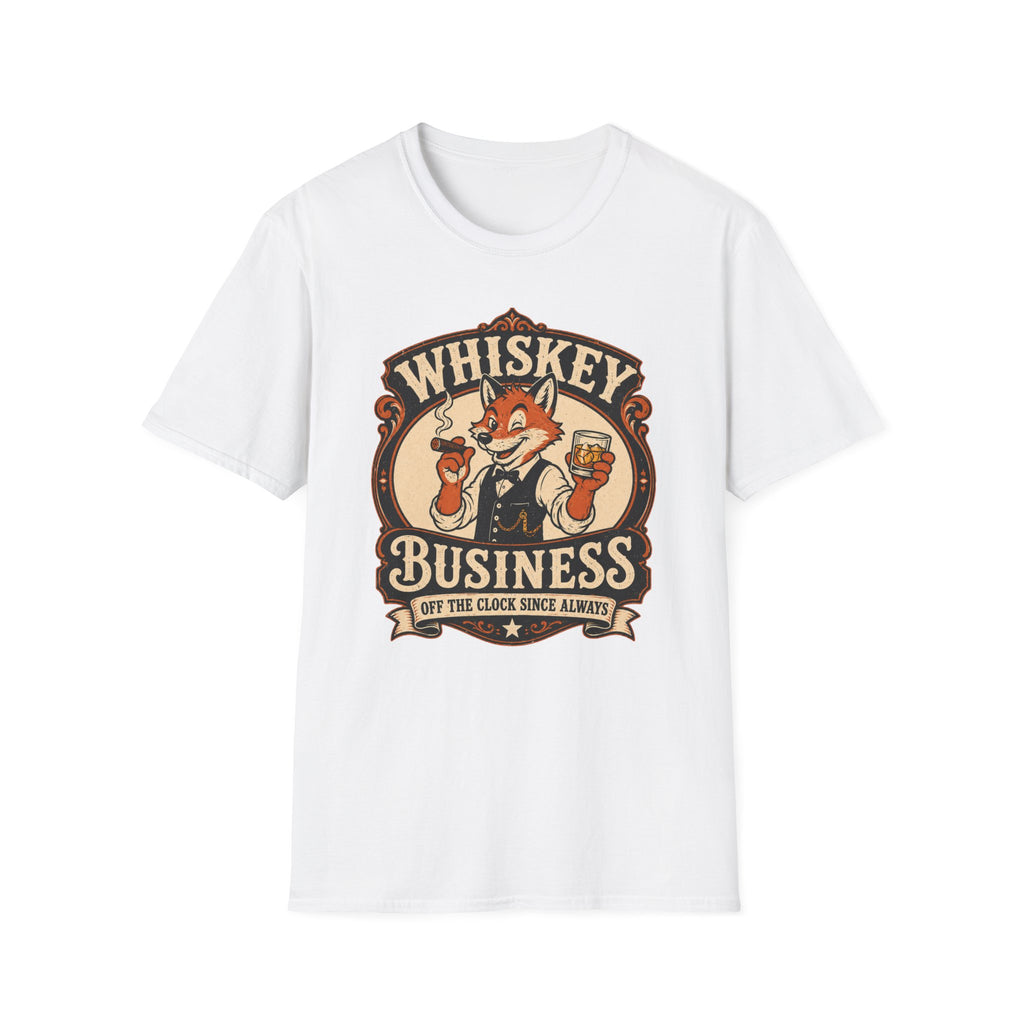 Whiskey Business Retro Fox T-Shirt