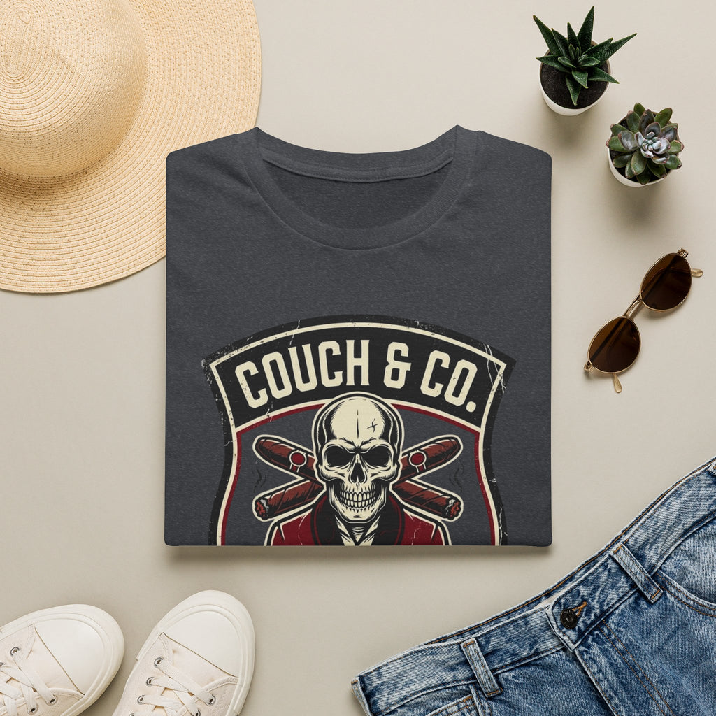 Copy of Couch & Co. Skull Logo T-Shirt — Vintage Biker Motorcycle Graphic Tee