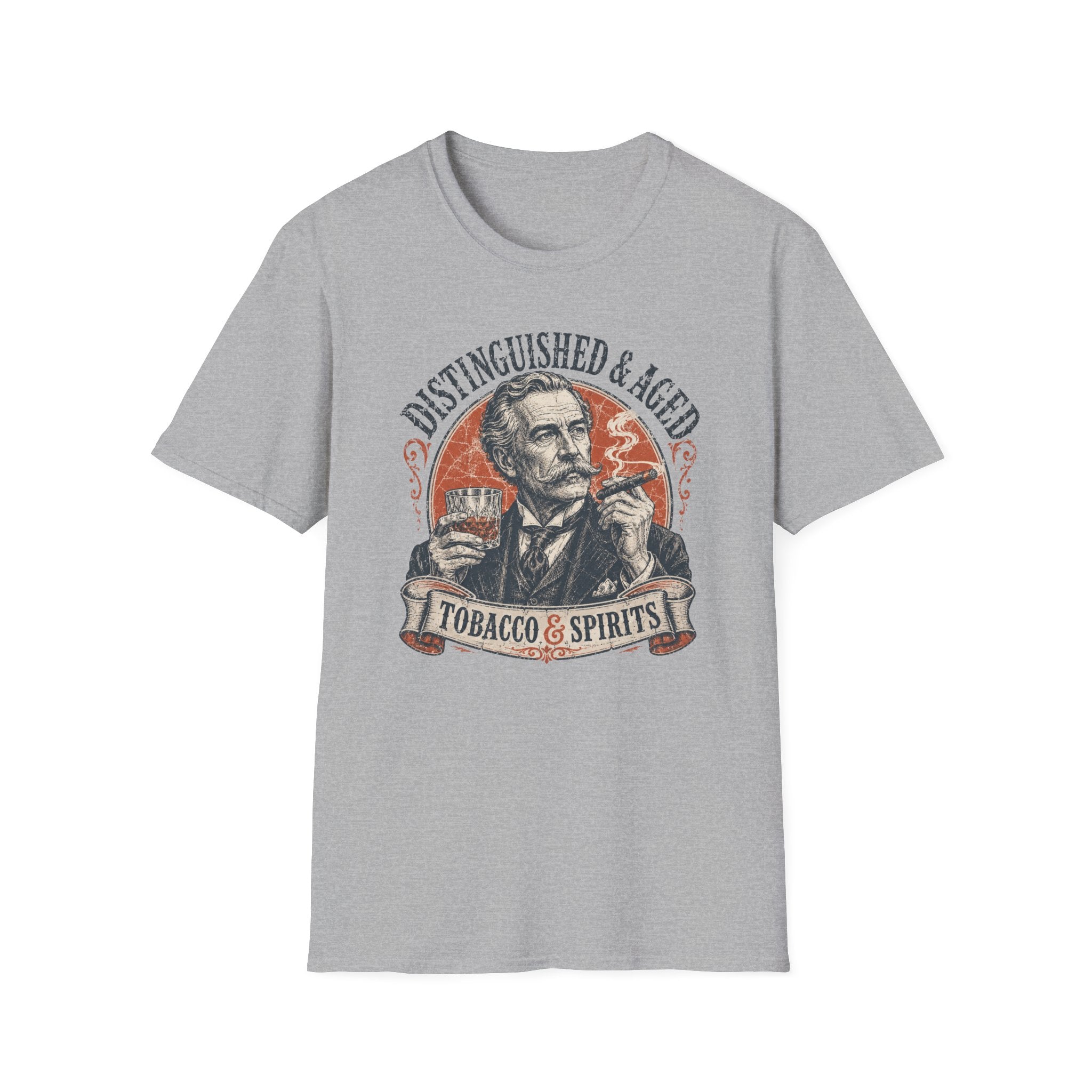 Vintage Gentleman Tobacco & Spirits T-Shirt