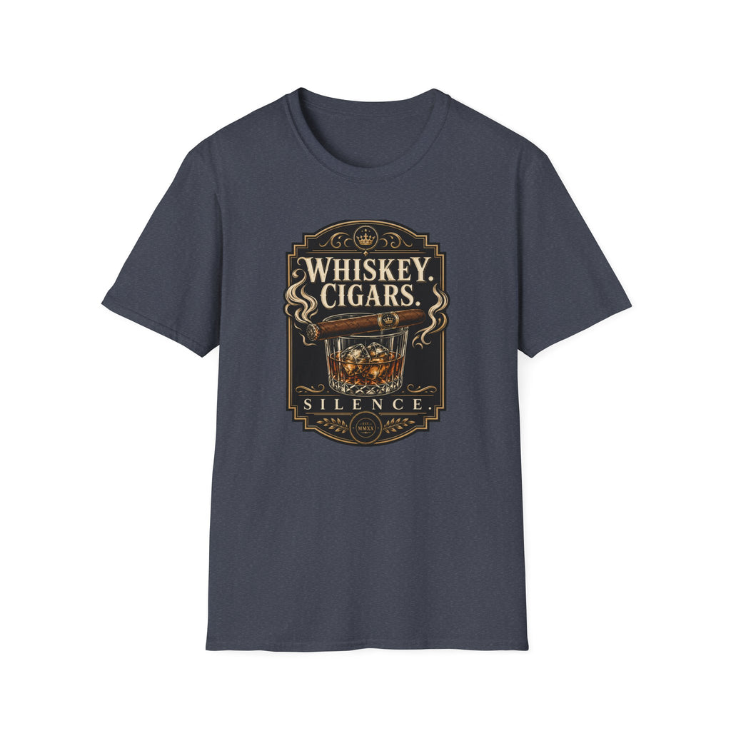 Whiskey Cigars Silence T-Shirt