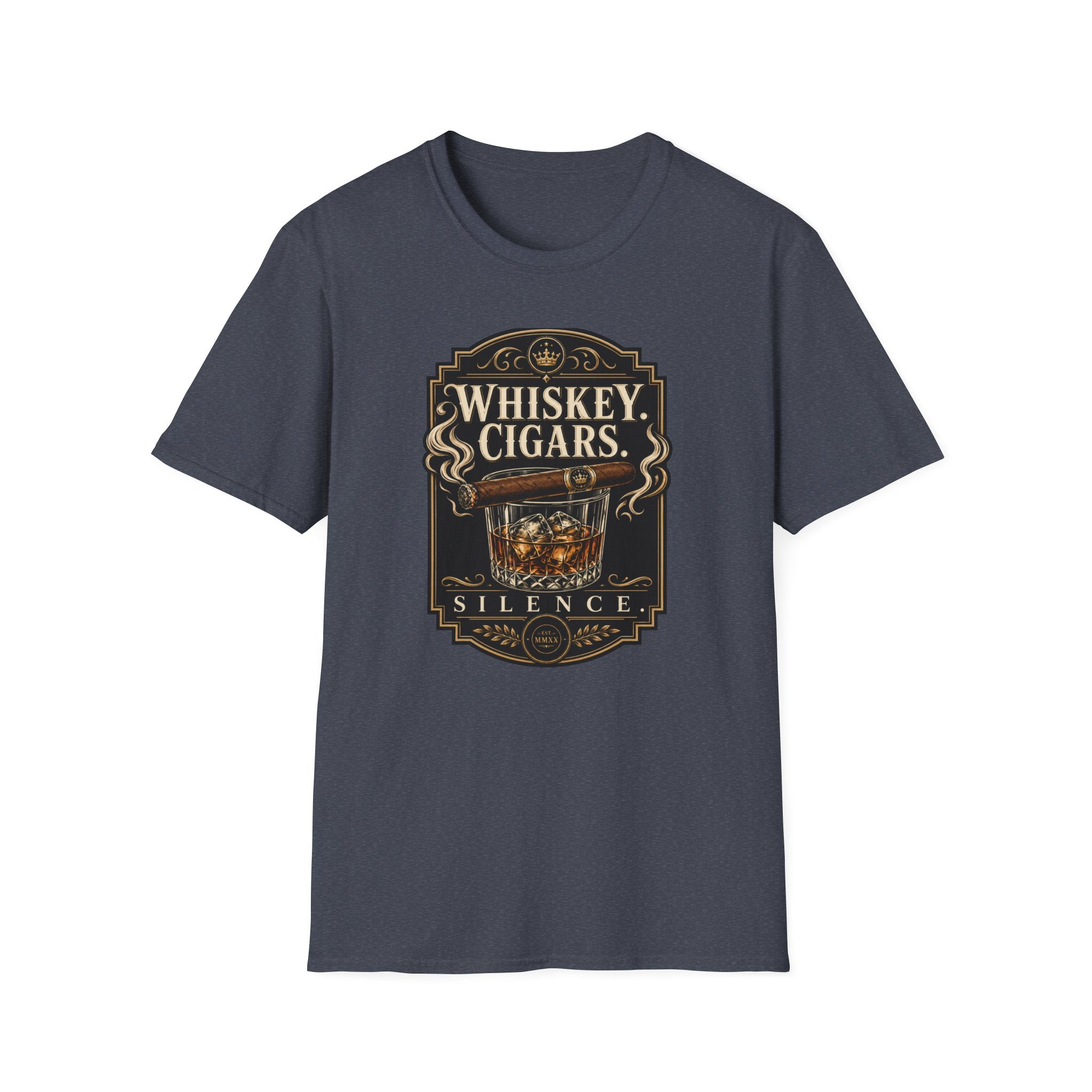 Whiskey Cigars Silence T-Shirt