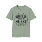 Copy of Whiskey Makes Me Friskey T-Shirt — Vintage Bar Drinking Graphic Tee