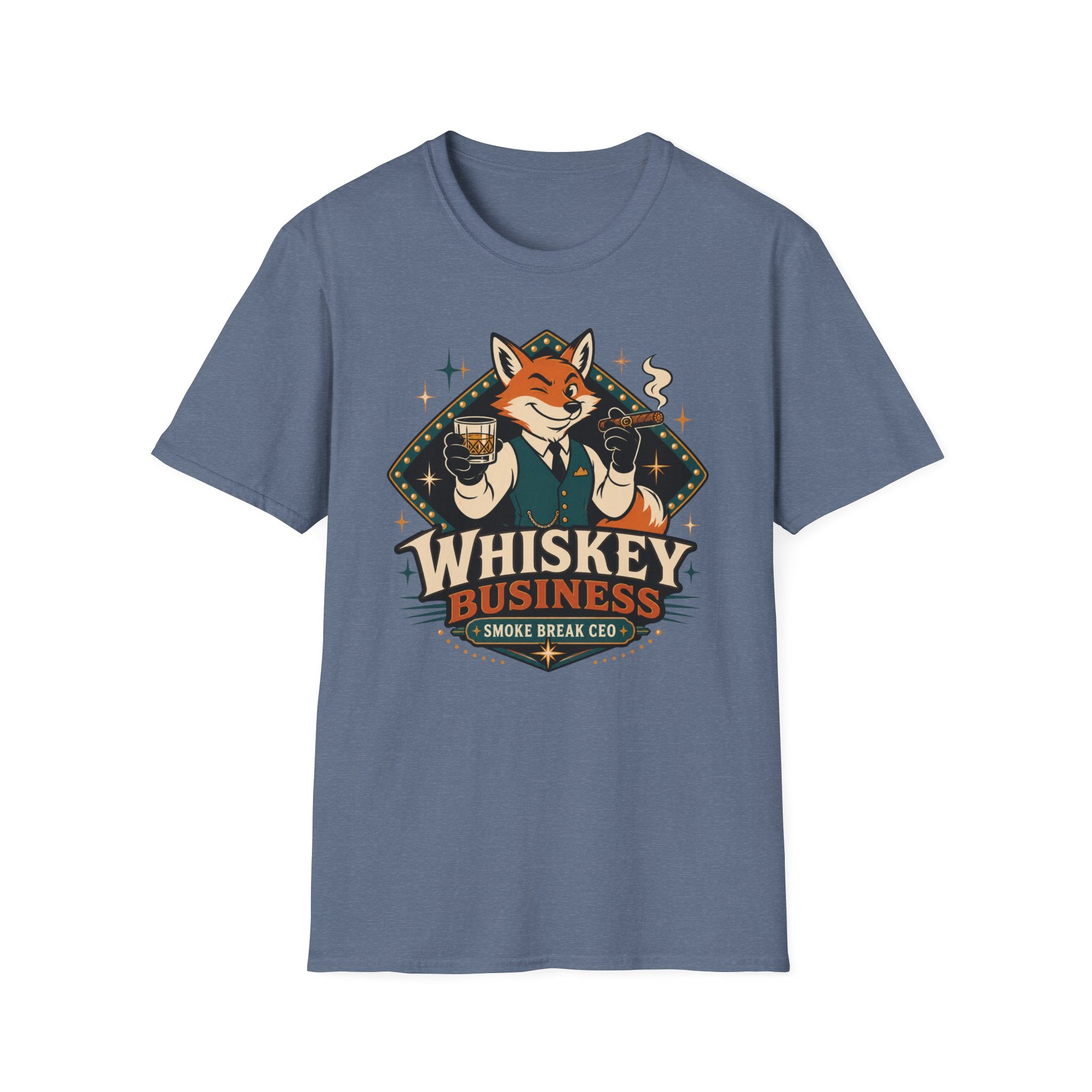 Whiskey Business Fox T‑Shirt