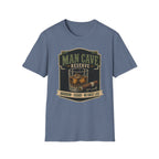 Copy of Man Cave Reserve T-Shirt — Vintage Whiskey & Cigar Lounge Tee