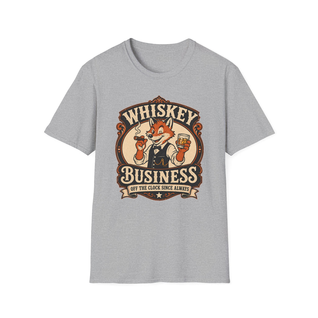 Whiskey Business Retro Fox T-Shirt
