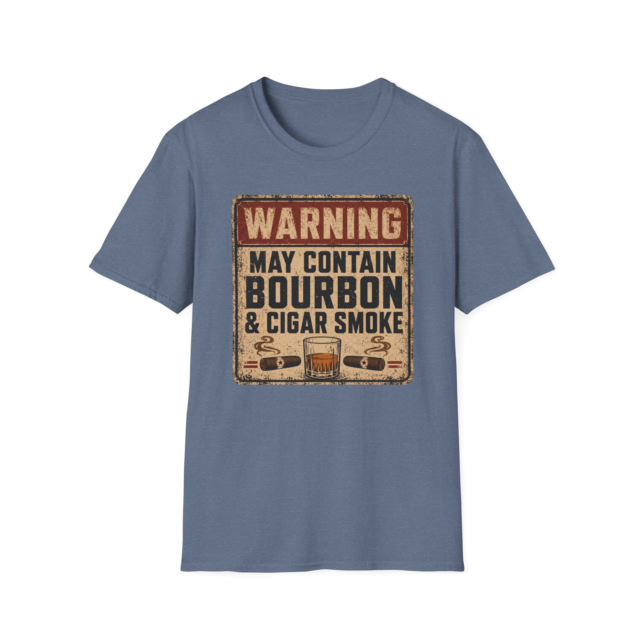 Copy of Warning: May Contain Bourbon & Cigar Smoke T-Shirt