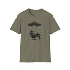 UFO Abduction Tee — Vintage Alien Beam Graphic T-Shirt