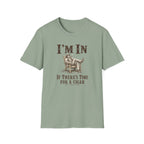 "I'm In If There's Time For A Cigar"  Skeleton Relaxing T‑Shirt