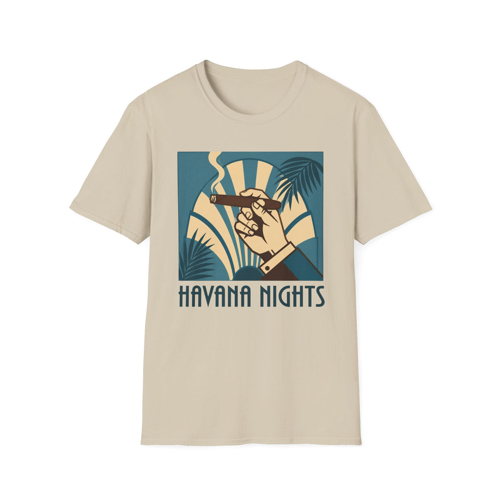 Copy of Havana Nights T-Shirt — Retro Tropical Cigar Palm Tee