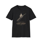 Last Light Vintage Matchstick Flame Graphic T-Shirt