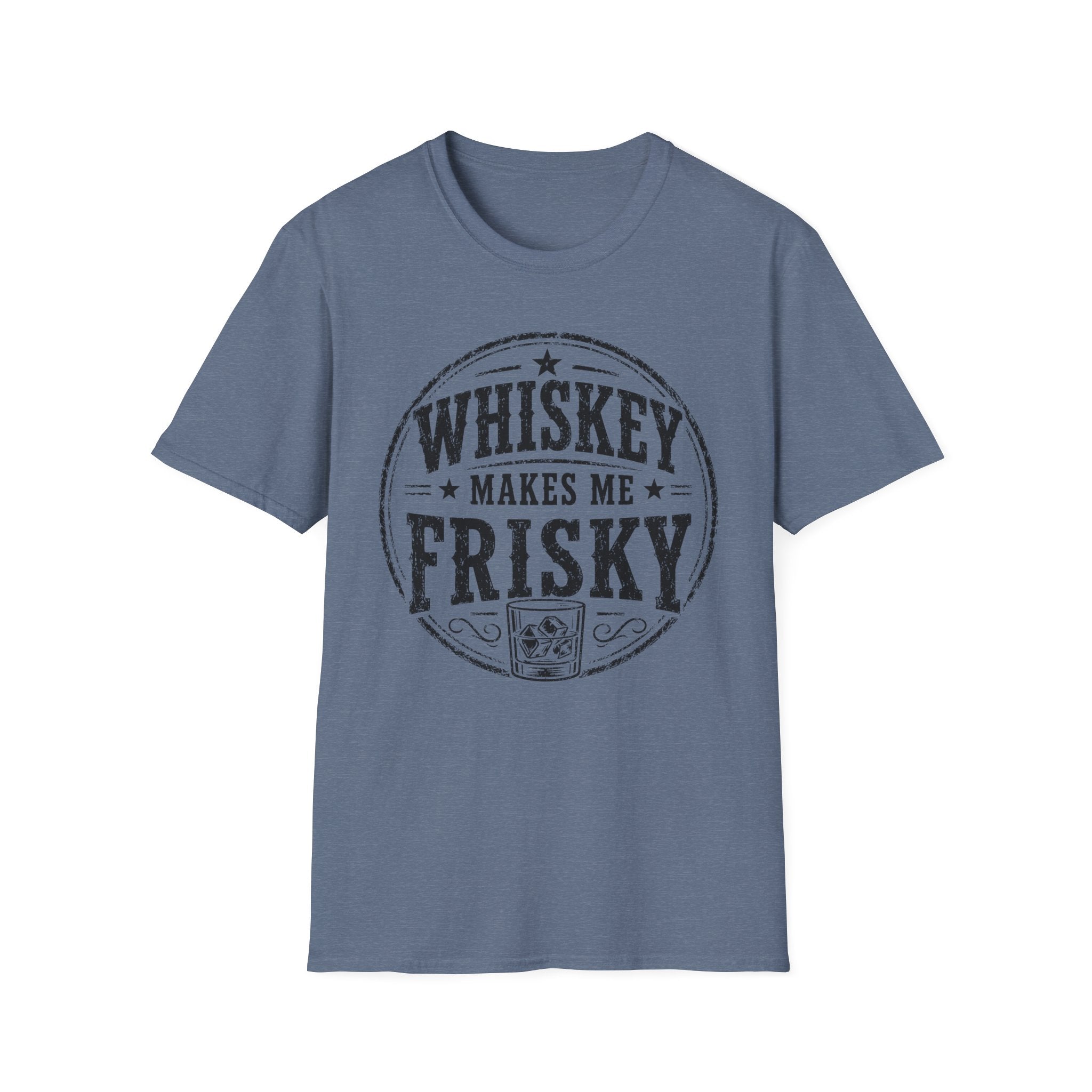 Copy of Whiskey Makes Me Friskey T-Shirt — Vintage Bar Drinking Graphic Tee