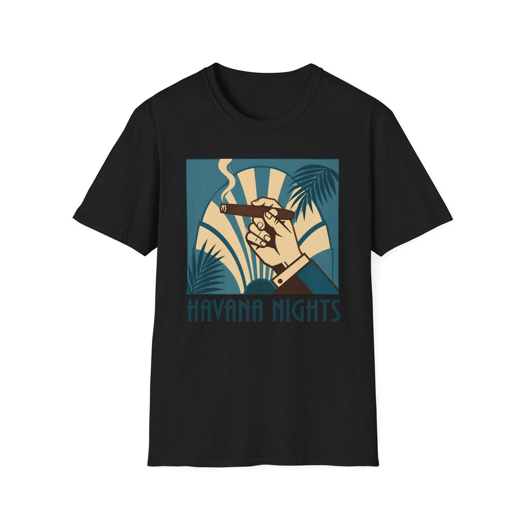 Copy of Havana Nights T-Shirt — Retro Tropical Cigar Palm Tee