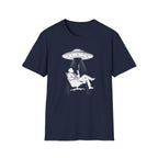 UFO Abduction Tee — Vintage Alien Beam Graphic T-Shirt