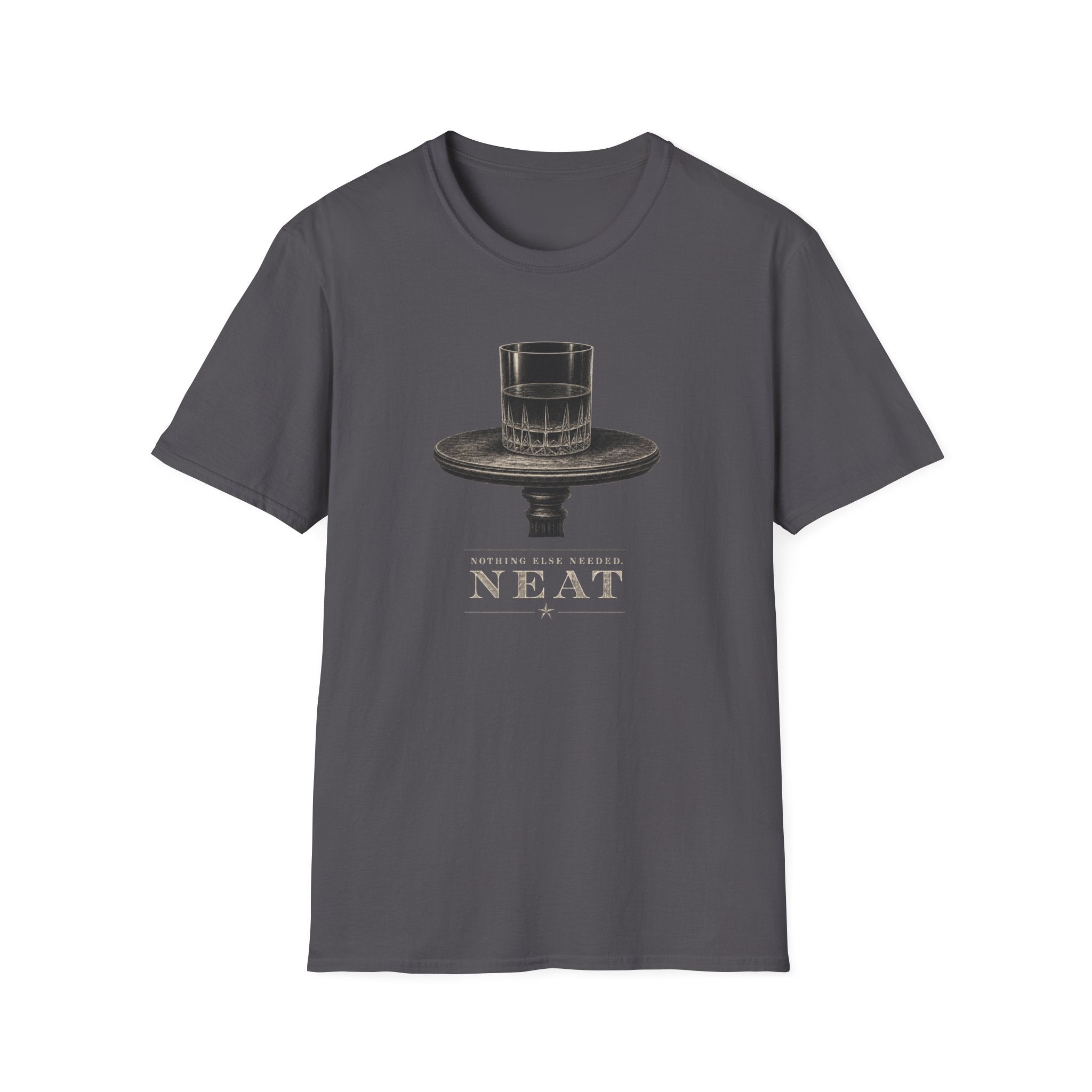 Neat Whiskey Glass T-Shirt