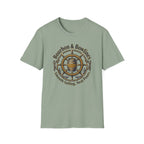 Bourbon & Bowlines — Nautical Whiskey Sailing Graphic T-Shirt
