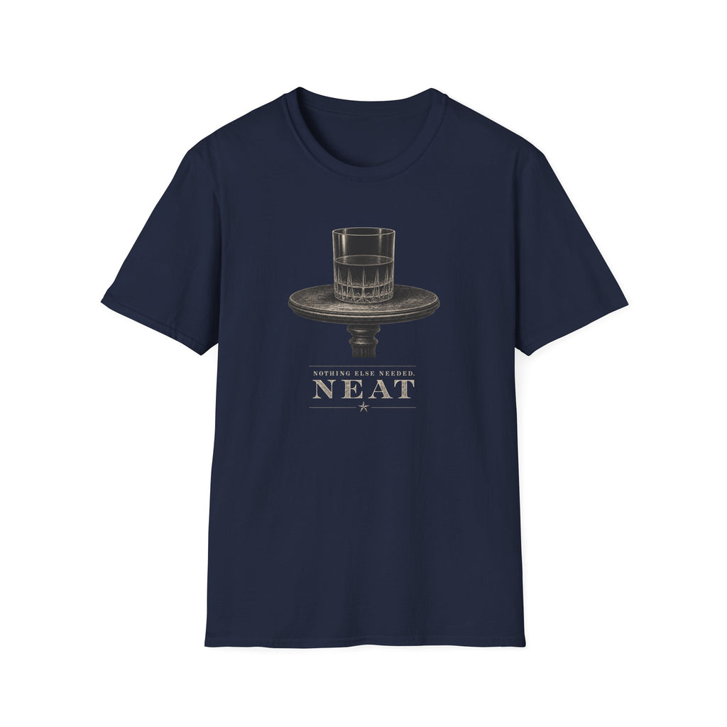 Neat Whiskey Glass T-Shirt