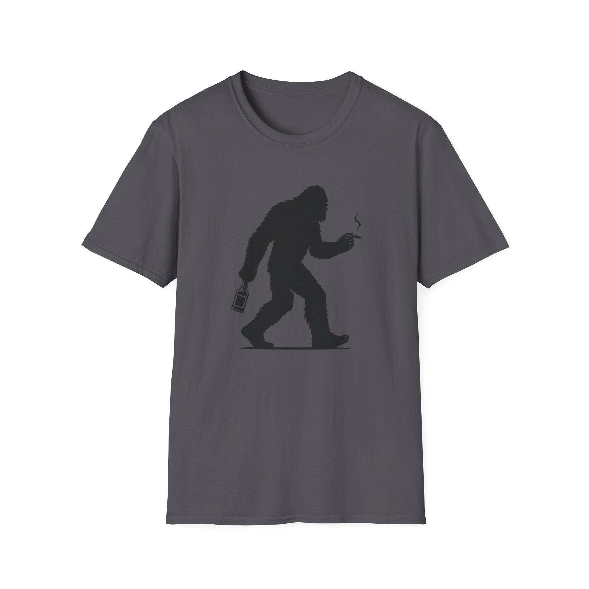 Bigfoot Cigar & Whiskey Silhouette T-Shirt
